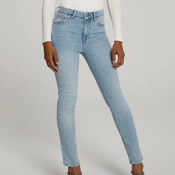 Good American Light Blue Denim High Rise Jeans Style GL386T 8 / 29